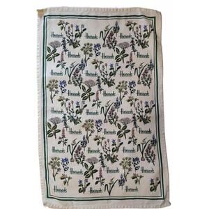 HARRODS Flower And Herb Linen Tea Towel
